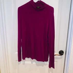 High neck long sleeve top
